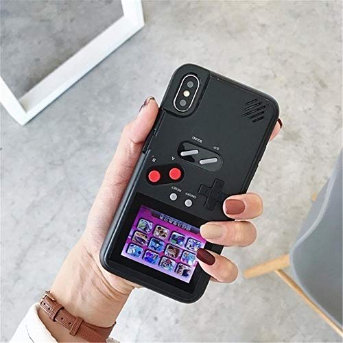 Jannyshop Gameboy iPhone Case, iPhone Case Game Console with 36 Small Games,Color Screen,Retro 3D Gameboy Design for iPhone Xs/X/XM/XR,iPhone8/8 Plus,iPhone 7/7 Plus,iPhone 6/6Plus