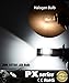 JDM ASTAR Bright White PX Chips 9006 LED Fog Light Bulbs with Projector