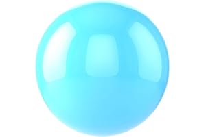 KOIUGAYK Gazing Globe Decor Ball, Hollow Gazing Ball, Seamless Stainless Steel Polished Reflective Smooth Mirror Garden Sphere Globe, Props of Photography, Garden Home Decor (Sky Blue, Dia: 6 inch/15cm)