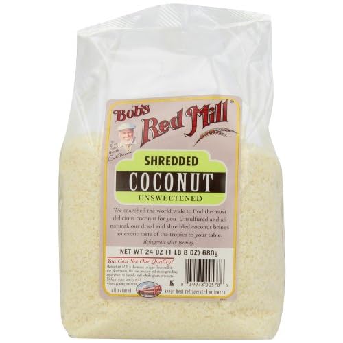 Bob's Red Mill Unsweetened Medium Shredded Coconut, 24-Ounce Packages (Pack of 4) image
