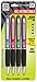 Zebra Z-Grip MAX Roller Ball Gel Retractable Pen, 0.7mm, Assorted, 4-Pack (42294)