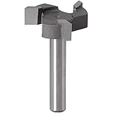 Saiper 1/4 Inch Shank CNC Spoilboard Surfacing Router Bit Carbide Tipped Planing Bit 1" Cutting Diameter Woodworking Carving