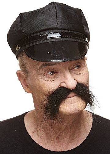 2 Mustaches+Adhesive+Novelty+Realistic+Manchu