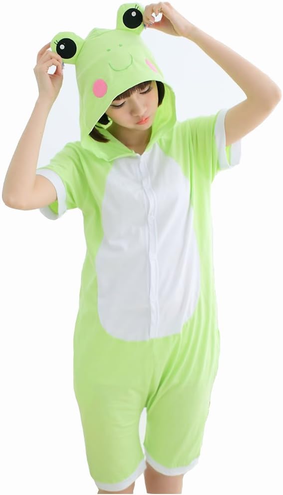 Amazon キャラクター着ぐるみ ルームウェア 仮装 半袖 カエル着ぐるみ S 150cm 158cm カエル コスプレ 仮装 通販
