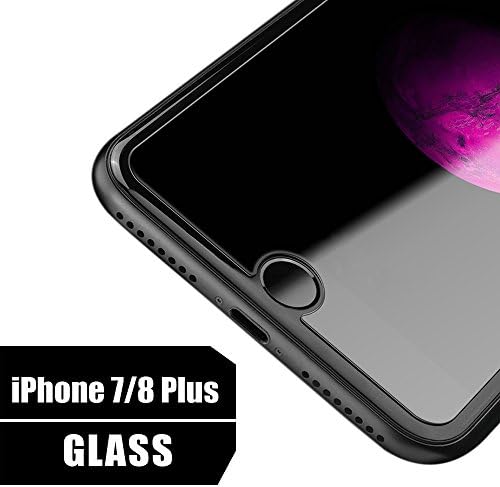 iPhone 7 / 8 Plus Screen Protector, Samgg Tempered Glass High Clear Anti-scratch Fingerprint Screen Protector for Apple iPhone 7 Plus, iPhone 8 Plus ( 5.5 inch Screen )