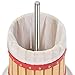 Best Choice Products 6L (1.6 Gal) Fruit Wine Press Cider Grape Crusher Wood Basket Juice Maker Kitchen