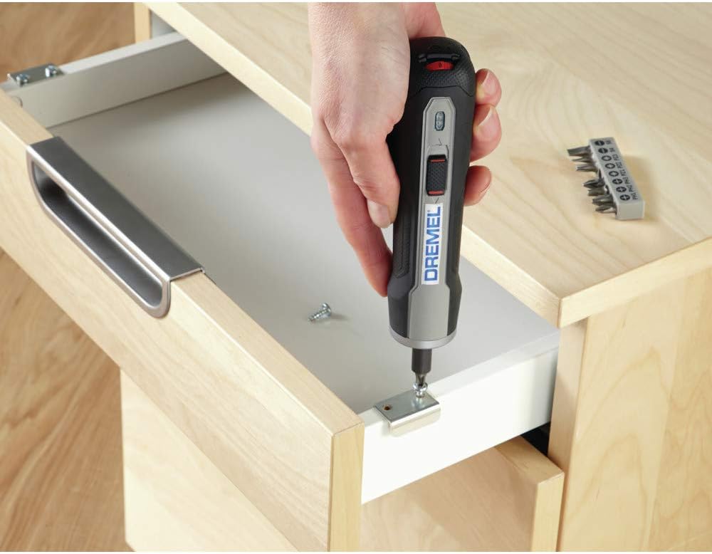 Dremel GO-01 Cordless Electric Screwdriver Set- Phillips, Flat, Hex Head- Precise Screw Driver- Automatic, Small, Portable - Integrated Rechargeable Battery with USB- Unique Christmas & Holiday Gift: Home Improvement