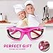 TruChef Kids Onion Goggles –TEAR FREE, Snug Fitting, Foam Lined Cooking Glasses for Kid Cooks - FREE EAR HOOKS included to ensure snug fit on kid chefs of all ages (PINK)