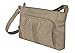 Travelon Anti-Theft Signature E/W Slim Shoulder Bag, Champagne, One Size