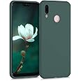 kwmobile Case Compatible with Huawei P20 Lite Case - Soft Slim Protective TPU Silicone Cover - Blue Green