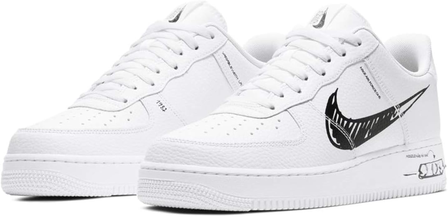 Amazon ナイキ エアフォース 1 Lv8 ユーティリティ Air Force 1 Low Lv8 Utility ブラック ホワイト Cw7581 101 日本国内正規品 28 0cm Nike ナイキ スニーカー