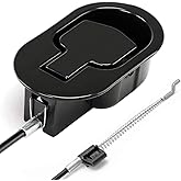 Metal Recliner Handle Replacement Parts with Cable, Universal Sofa Chair Couch Release Lever Pull Handle, Fits Ashley and Mos