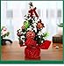 SuperMM Mini Artificial Christmas Tree Christmas Decoration for Table and Desk Tops Small Christmas Tree Perfect for Your Home Office 3Pack