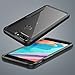 MILPROX Compatible with OnePlus 5T case, Ultra Thin Slim Transparent Crystal Clear PC Back Cover with Rubber TPU Bumper, Shockproof Anti-Scritch Case for Oneplus 5T - Black