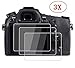PCTC Tempered Glass Screen Protector Skin Film - Sony Rx10 III, IV, A9, A7 III, A7II, A99II, A77II (3 + 2 Pack)