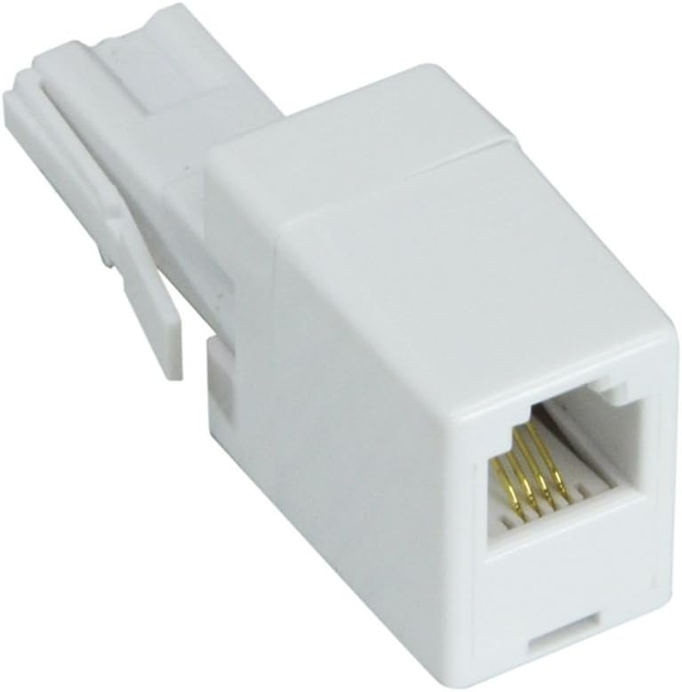Electrovision US RJ11 to UK BT Plug Adaptor Converter