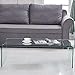 PeachLeaf Glass Coffee Table, 39.3