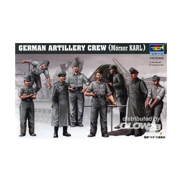Trumpeter 409 - German Artillery Crew (Moerser KARL) 8 Figuren