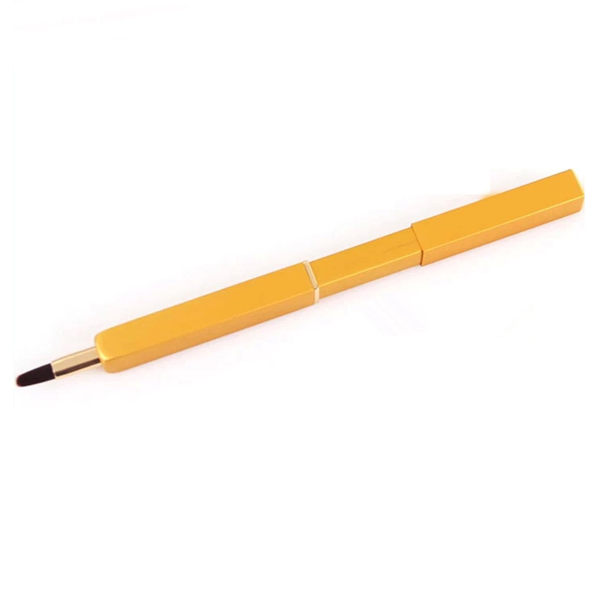 OBR KING - Pincel de Labios retráctil con Funda para Maquillaje (Oro)