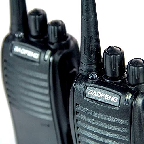 Kit 2 Rádio Comunicador Walk Talk HT UHF 16 Canais Baofeng