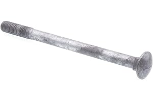 Prime-Line 9064768 Carriage Bolts, 1/2 in.-13 X 7 in., A307 Grade A Hot Dip Galvanized (10 Pack)