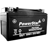 PowerStarPM-YTZ10S Sealed SMF Powersport Battery Replacement for Honda 600 CBR600F4i 600RR 2001-2012