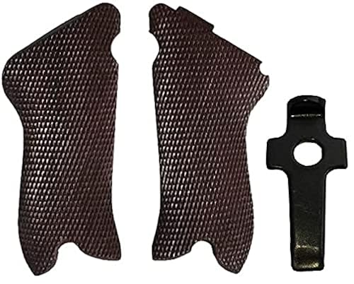 Impugnature In Legno Per Pistola Luger P08 - Riproduzione WW2, Noce, Fatto A Mano