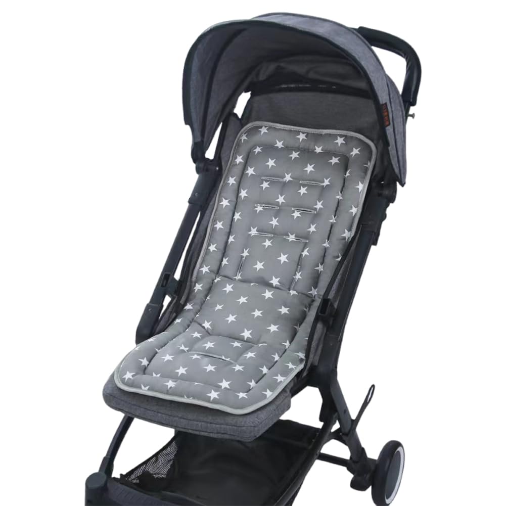 Photo 1 of Universal Baby Stroller Seat Liner Cotton Kids Pushchair Cushion Seats Mat Breathable Stroller Liner Insert Mattress Soft Pushchair Seat Pad Pram Cushion Seats Pad Head Neck Body Support