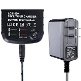 Biswaye LCS1620 20V Lithium Battery Charger for Black & Decker 16V 20V Lithium Battery LBXR20 LBXR20-OPE LB20 LBX20 LBX4020 LB2X4020 LBXR2020-OPE BL1514 LBXR16