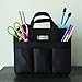 Everything Mary Tag Along Storage Tote | Organizer Bag for Home, Office, Crafts, and Accessories | Multi-Purpose Storage Organizer for Travel … (Black)