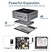 Mini PC, 8GB/128GB MSATA SSD Windows 10 64-bit Intel Apollo Lake Pentium J4205 (up to 2.6GHz), Support 4K/SATA/MSATA/TF Card/Dual HDMI/Dual WiFi/1000Mbps LAN (8G/128G J45)thumb 4