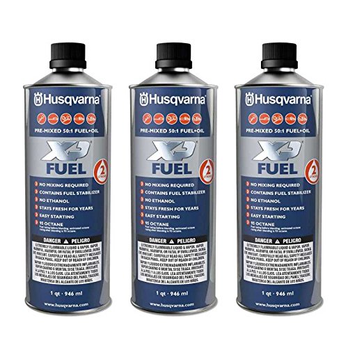 Husqvarna 2 Stroke & Fuel 50:1 Pre - Mixed Ethanol Pack Of 3 Quarts