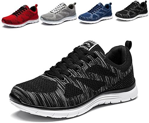 XINBEIGN Black Friday Menโs Walking shoes Lightweight Breathable Running Shoes Fashion Sneakers for Men