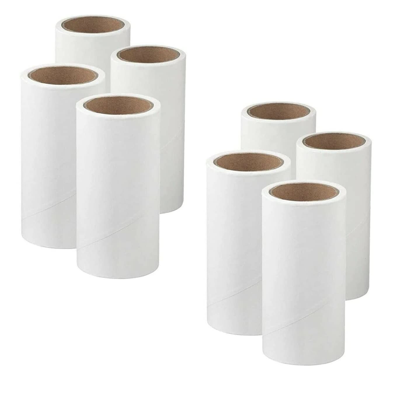 8 Pieces Lint Roller Replacement Refill Rolls For IKEA BASTIS, White