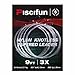 Piscifun Fly Fishing Leader with Pre-Tied Loop, Tapered Fly Line Leader, Nylon, Clear, 9ft, 6 Pack, 3X