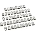 50 Brake Line Clamps 3/16 Inches Stainless Steel for Cars Off-Road ATV Sand Rod Car Rail