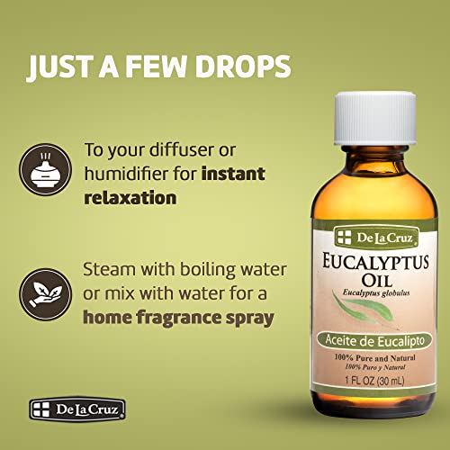 Eucalyptus Essential Oil Aromatherapy for Diffuser or Humidifier 100