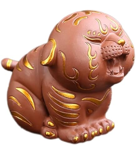 Tigre In Ceramica Zisha Per Tea Pet - Decorazione Da Tè Per Appassionati Di Gongfu Cha - Foto 5