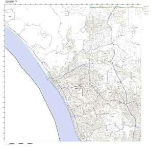 Amazon.com: Oceanside, CA ZIP Code Map Not Laminated: Home & Kitchen