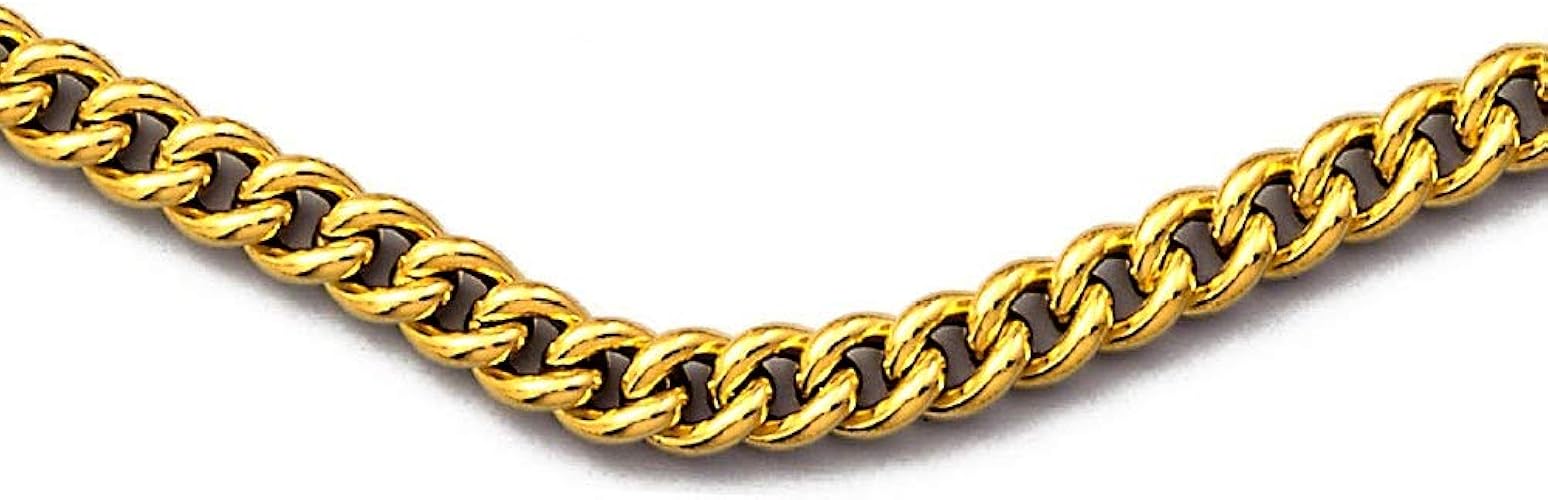 Lior 18ct Yellow Gold Hollow Necklace Chain 50 Cm Long Amazon Co Uk Jewellery