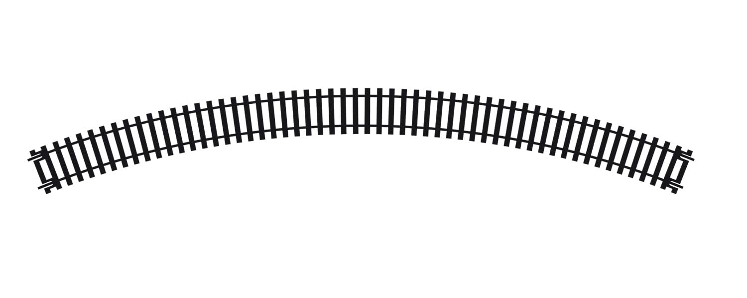 Hornby R609 OO Gauge 3rd Radius Double Curve Track - Extra Track Pieces for Model Railway Sets, Model Train Track Pieces - Scale 1:76