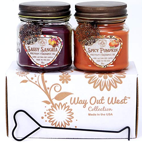 image for Way Out West Candles Way Out West Fall Candles Spiced Pumpkin Candle a