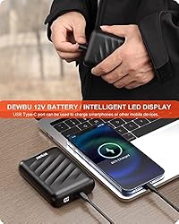 DEWBU Heated Jacket for Men with 12V Battery Pack