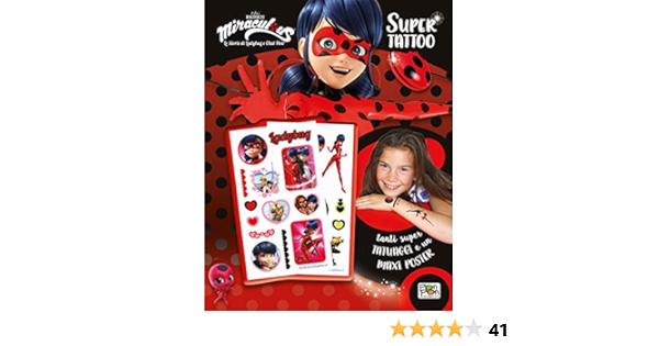 Super Tattoo Miraculous Le Storie Di Ladybug E Chat Noir Amazon Com Books