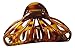 Parcelona French Light Tortoise Shell Brown Rain Drop Small 2 3/4 Inches Jaw Hair Claw Clip Clamp (Light Shell)