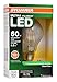 Sylvania 74415 Ultra LED A19 Filament Light Bulb-Dimmable-60W Equivalent 2700K-Medium Base, Dimmable Soft White-(2700K)