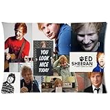 Standard Size 20 by 30 Stitching Ed Sheeran Design Custom Pillow Case Cover ID-91