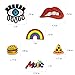13 Pcs Iron On Embroidered Applique Glitter Sequin Decoration Patches DIY Sew on Patch for Jeans, clothing