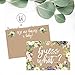 Hadley Designs 25 Pregnancy Announcement Card Set, We're Expecting Baby Surprise Having Birth Reveal-Only Best Friends Get Promoted To Auntie Uncle Grandpa Grandma Sister Brother and Dad Mom