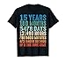 15 Years Old 15th Birthday Vintage Retro T Shirt 180 Months